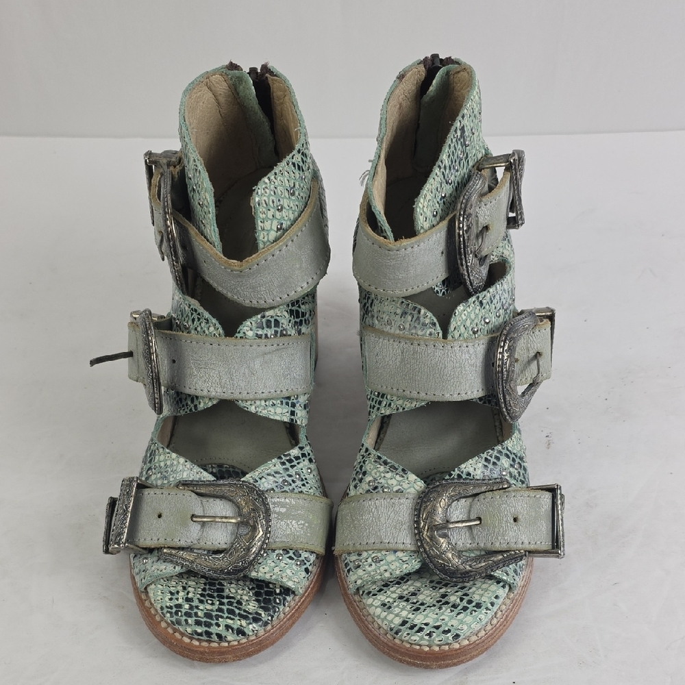 Freebird By Steven Python Print Leather Women's A… - image 8